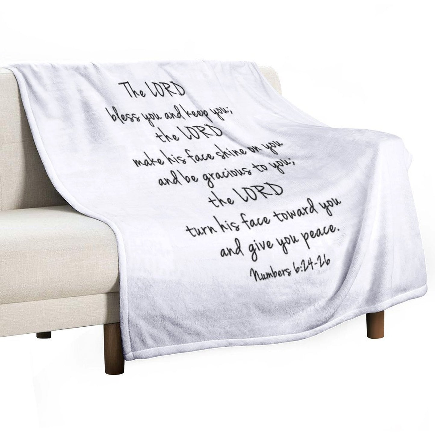 The Lord Bless You And Keep You Throw Blanket