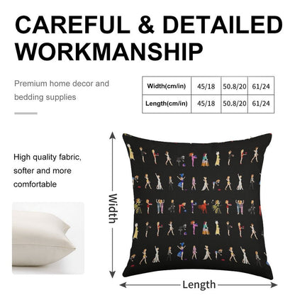 Kylie Evolution Linen Throw Pillow Cover