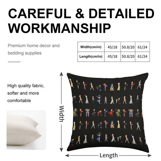 Kylie Evolution Linen Throw Pillow Cover