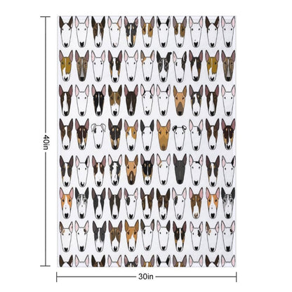 A Metre Of Bullies Throw Blanket