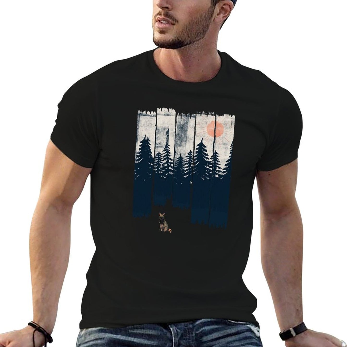 A Fox in The Wild...  Summer-ready Fabric T-Shirt