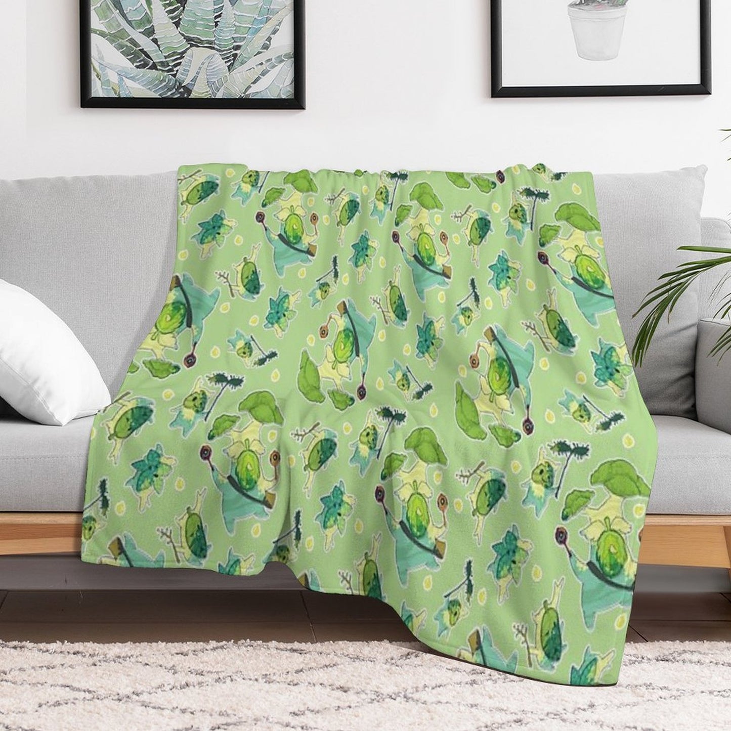 Korok Pattern Throw Blanket