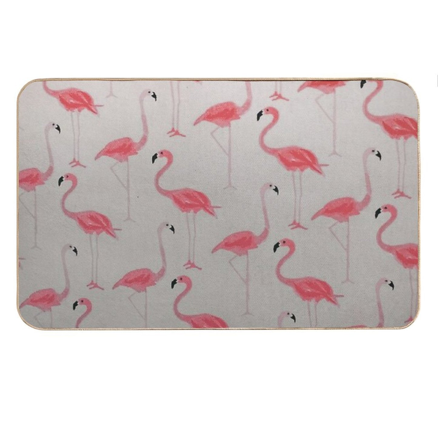Flamingos Best Friends Bath Mat