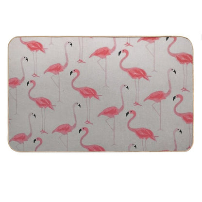 Flamingos Best Friends Bath Mat