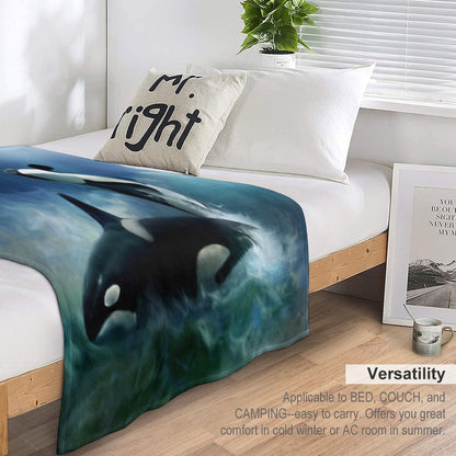 Orca Throw Blanket