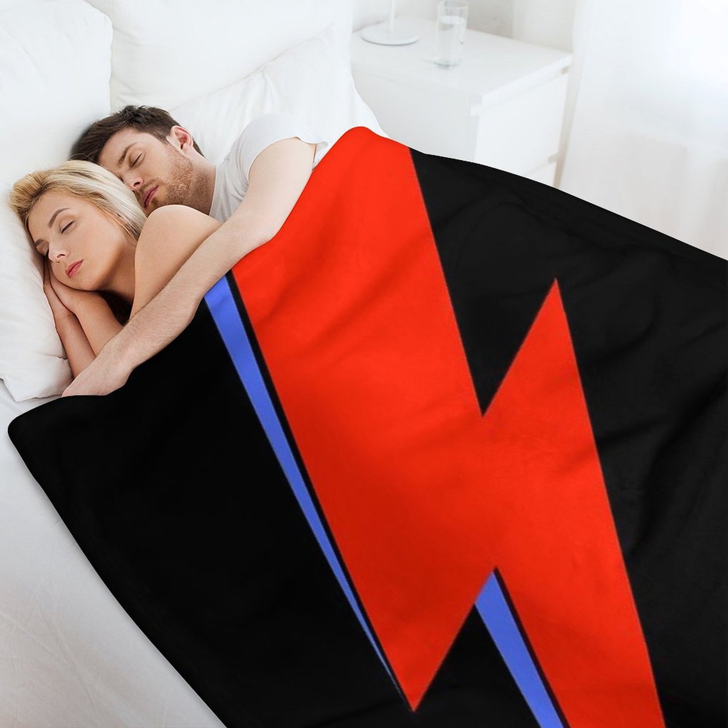 Aladdin Sane Throw Blanket