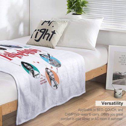 Falsettos Revival Throw Blanket