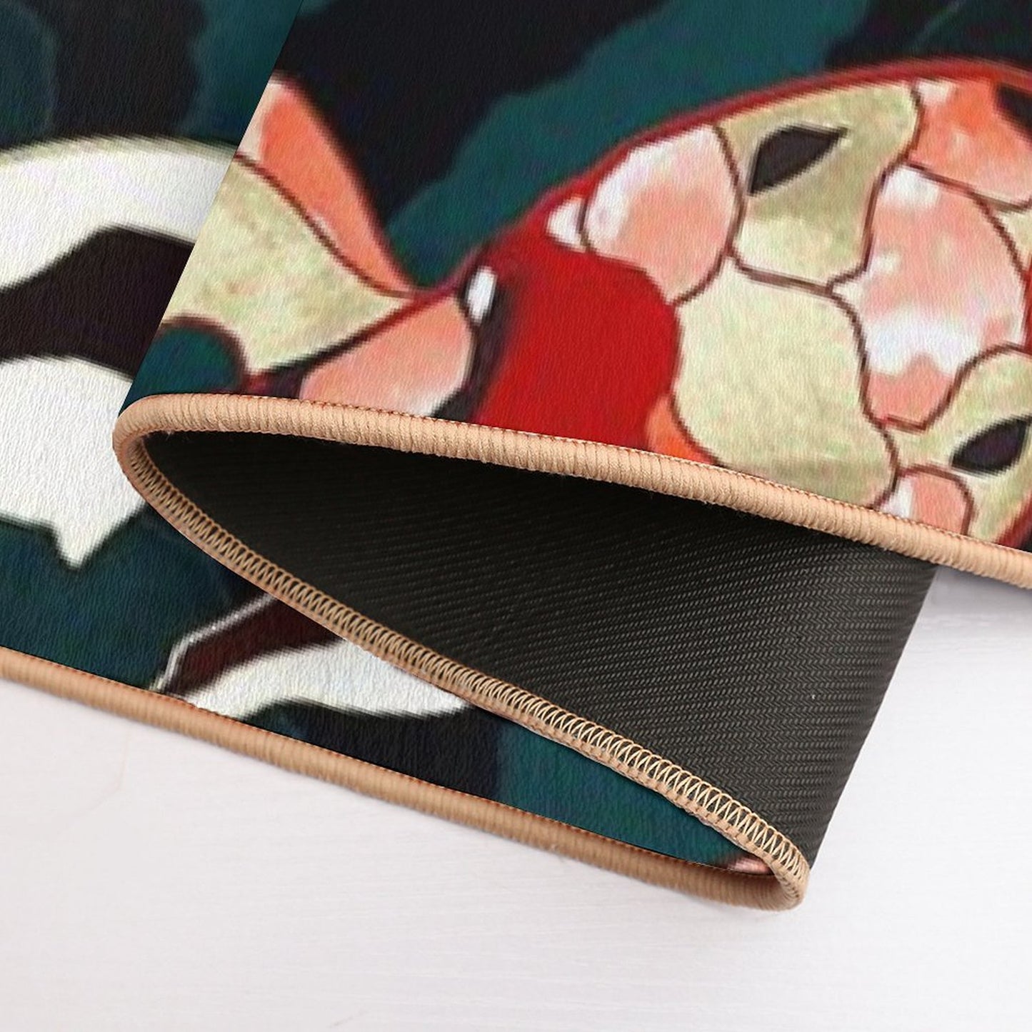 Metallic Koi Bath Mat