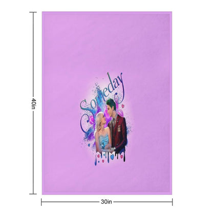 Zed And Addison - Someday - Zombies 2 Throw Blanket