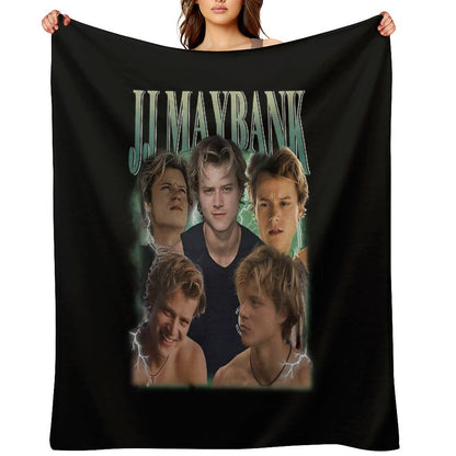 Retro JJ Maybank Vintage Bootleg 90s Style Throw Blanket