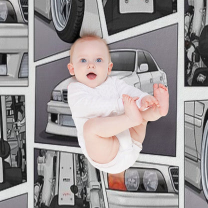 Chaser Jzx100 X 1Jz Engine Throw Blanket