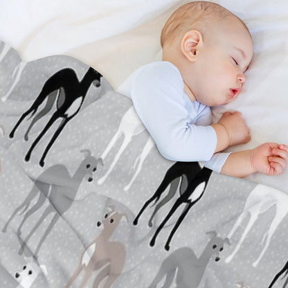Italian Greyhounds Throw Blanket