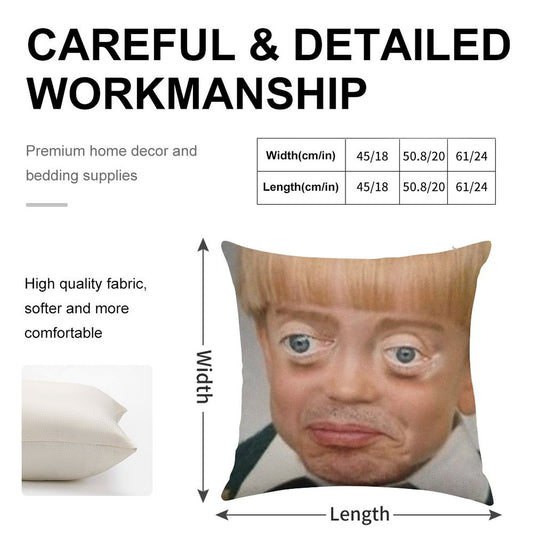 Steve Buscemi Boy Linen Throw Pillow Cover