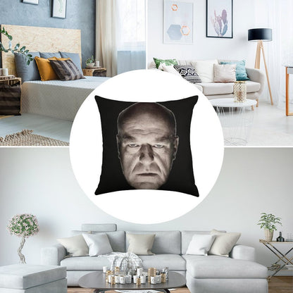 Hank Staring Meme Linen Throw Pillow Cover