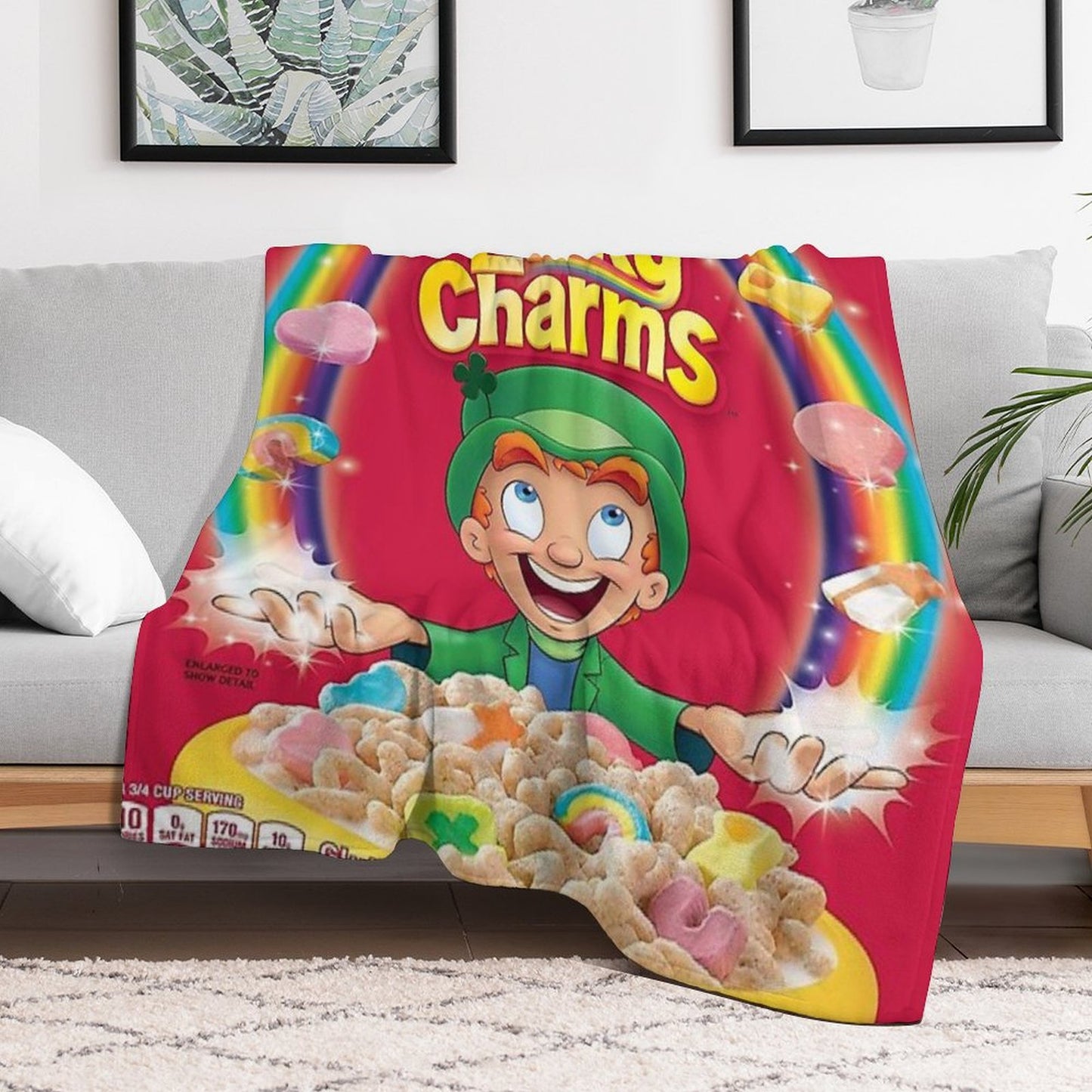 Lucky Charms Throw Blanket