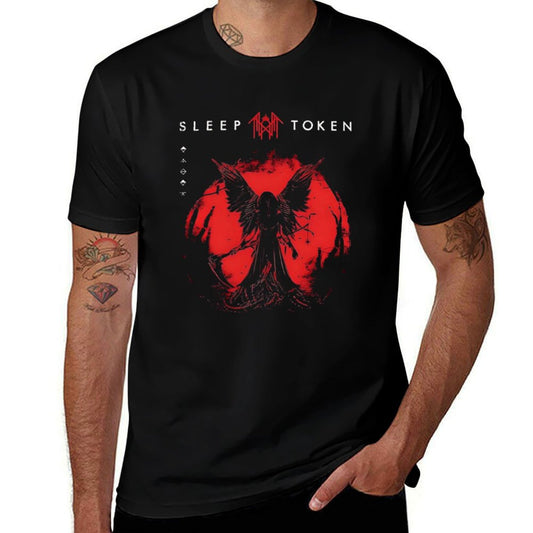 Darkness Rises with The Scream of Sound - Original Sleep Token Music Merchandise  Fade-proof Color T-Shirt