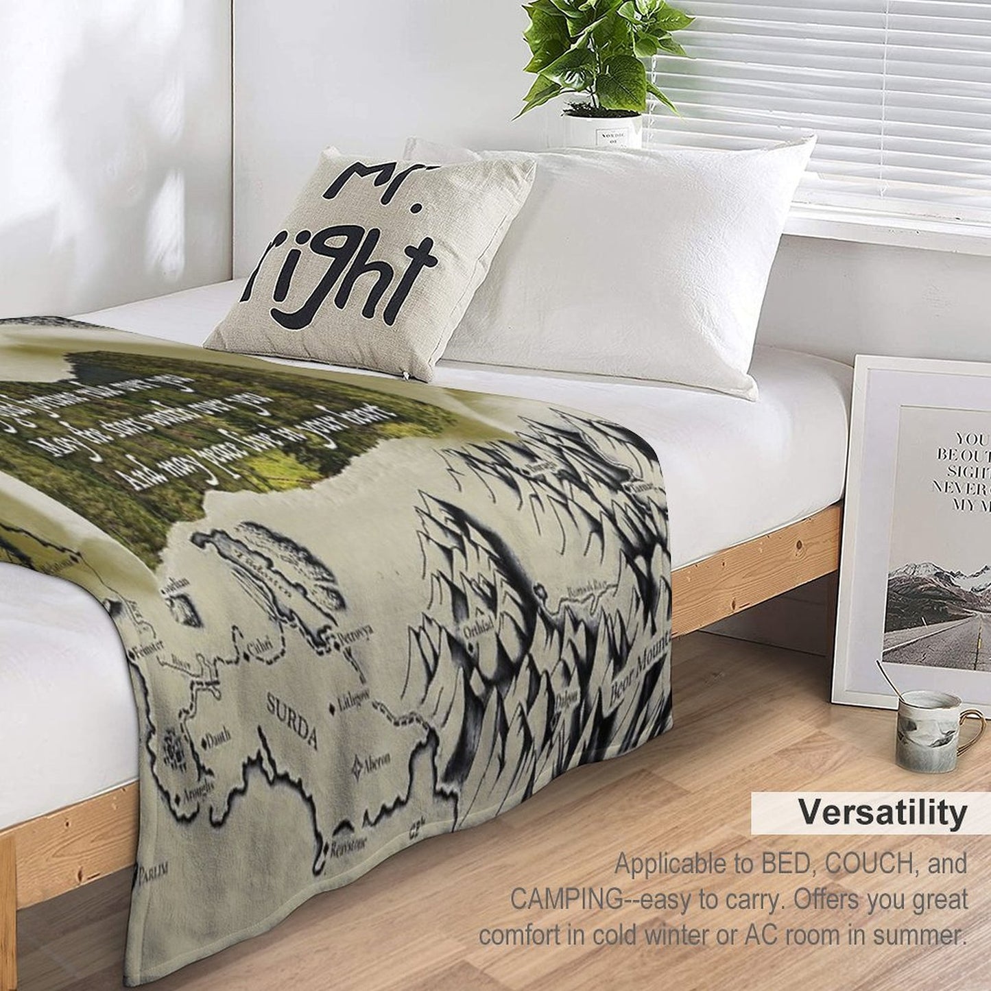 Eragon Elvish Greeting Throw Blanket