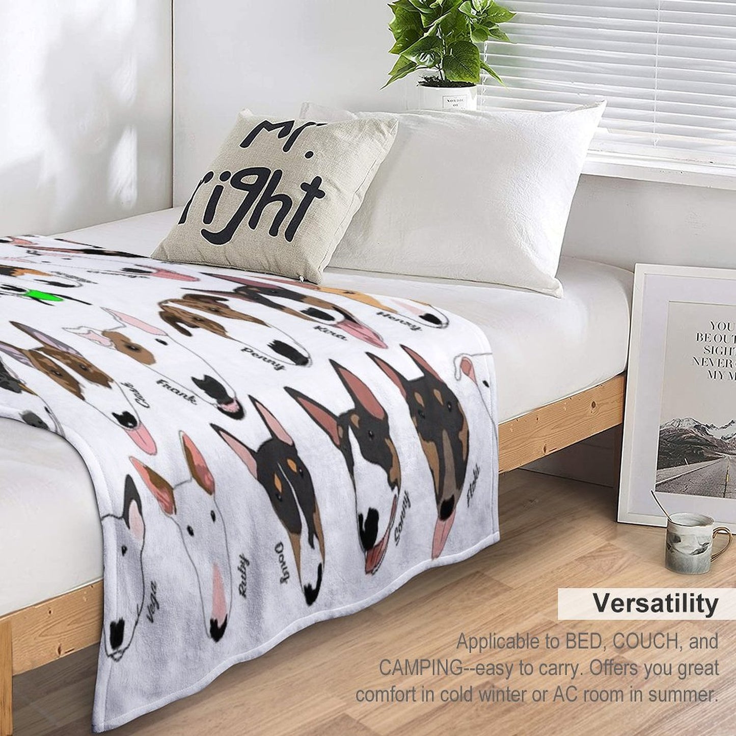 Glasgow Bull Terrier Club Throw Blanket