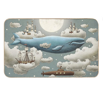 Ocean Meets Sky Bath Mat