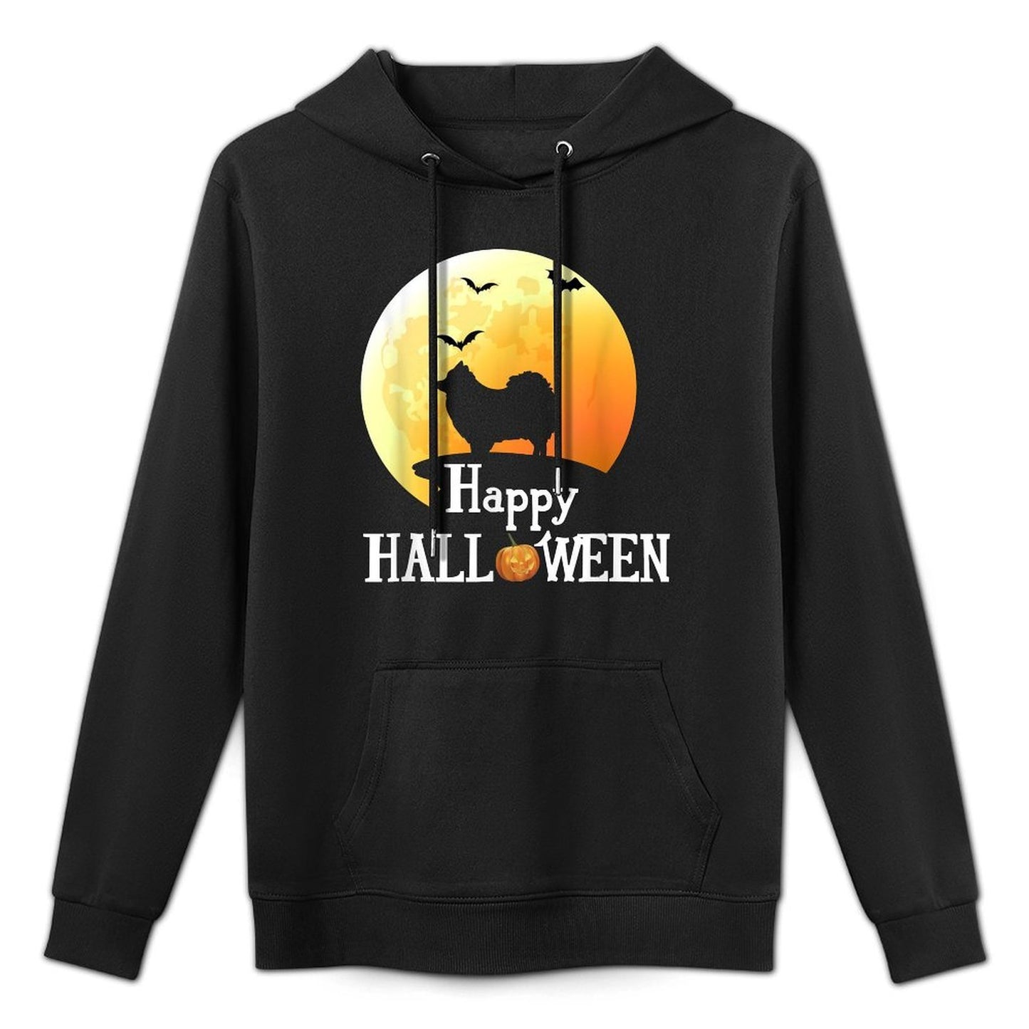 Pomeranian Dog Halloween T-shirt Shape Retention Hoodie