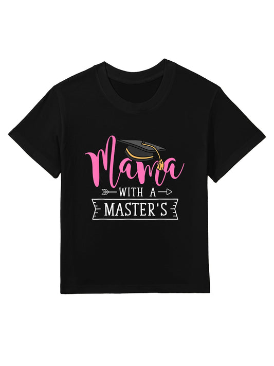 Master’s Degree Mama MBA Masters Degree Graduation Kids T-Shirt