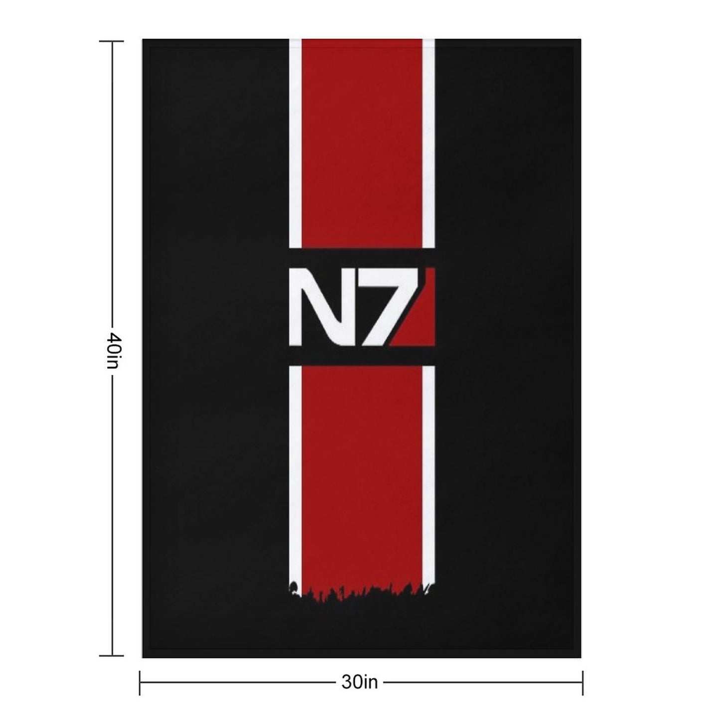 N7 Throw Blanket