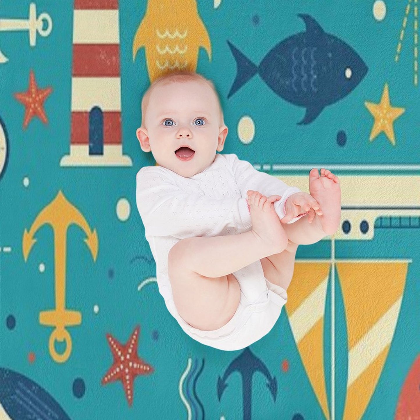 All At Sea Throw Blanket