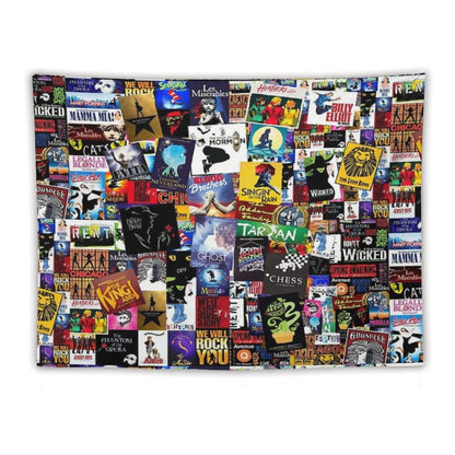 Musicals Collage IV Original Tapestry