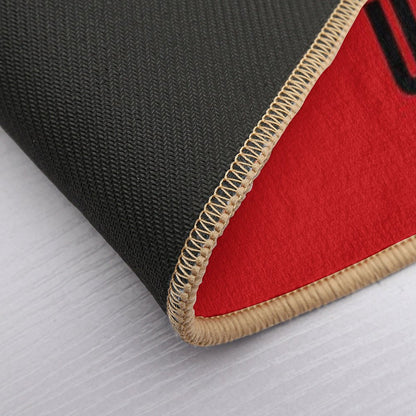 United! United! United! Black Bath Mat
