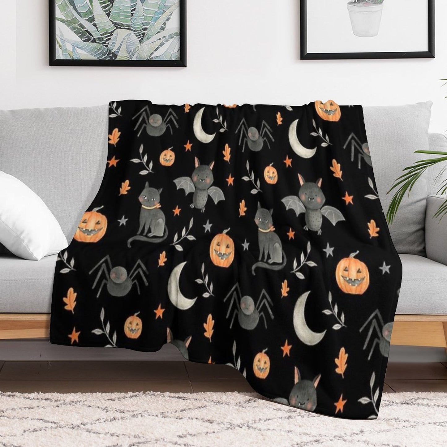 HALLOWEEN PARTY Throw Blanket