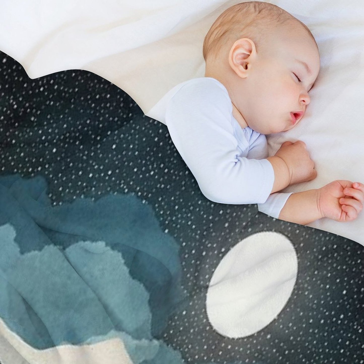 Indigo Night Throw Blanket