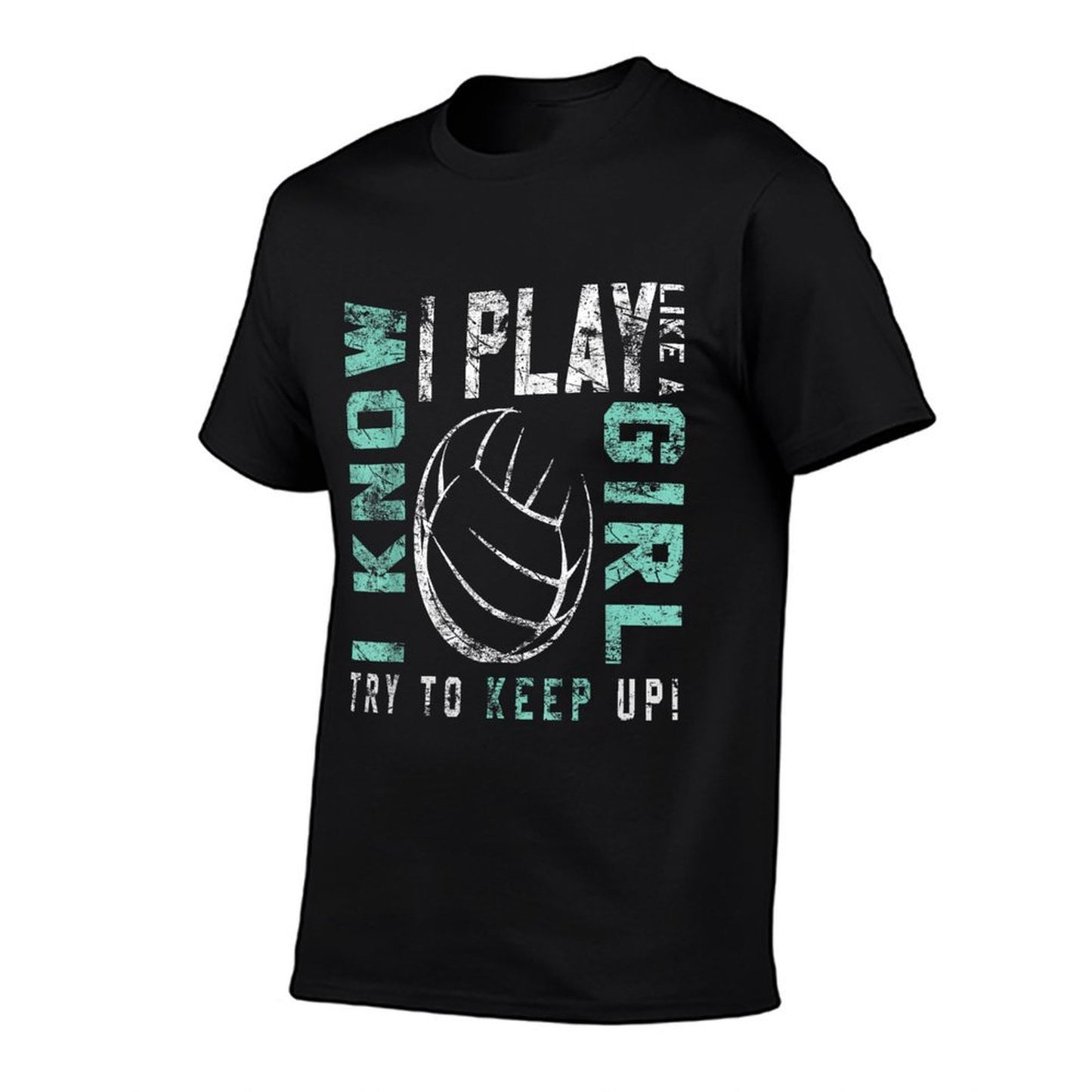 Volleyball T Forn Girls - Play Like A Girl  Vintage-inspired T-Shirt