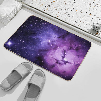 Purple Nebula Bath Mat