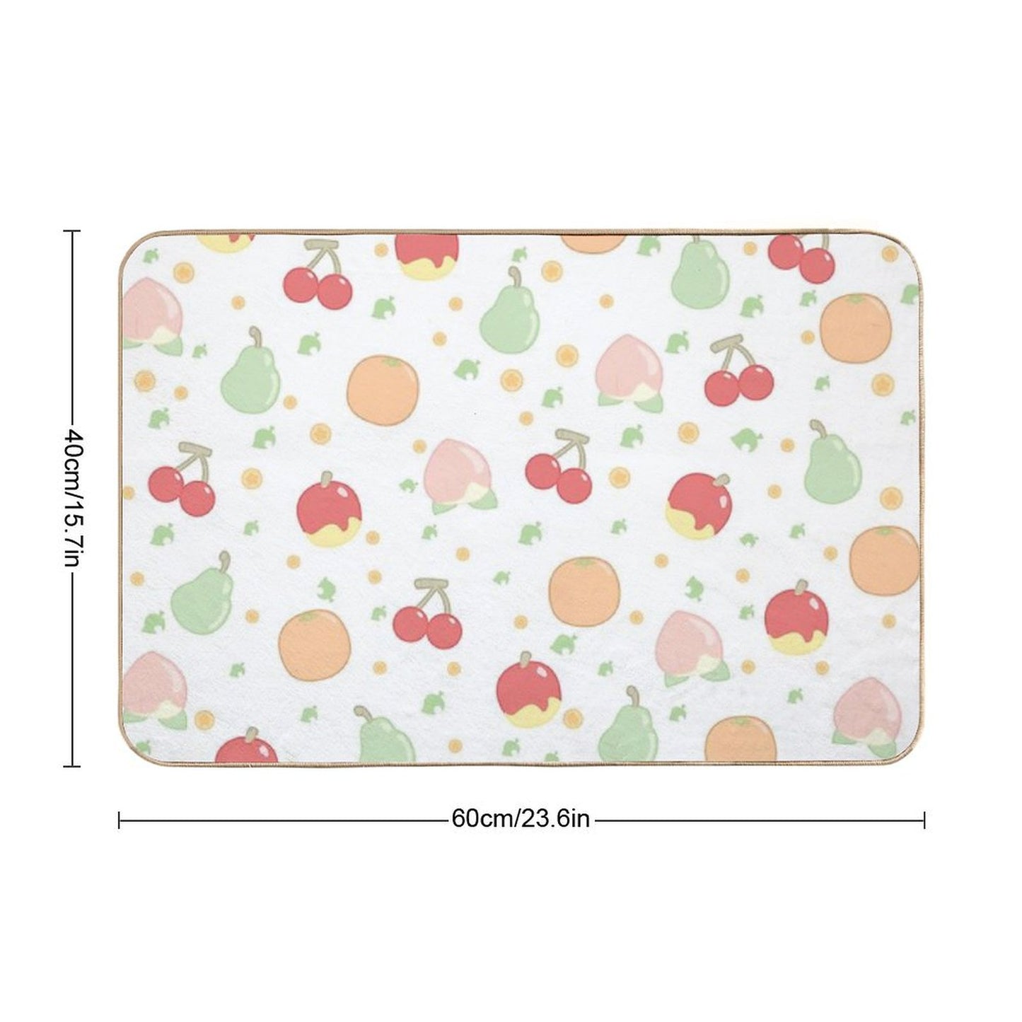 Fruit Pattern Bath Mat