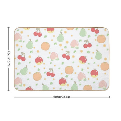 Fruit Pattern Bath Mat