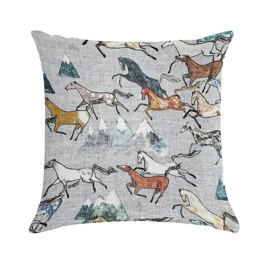 Mt Kosciuszko Brumbies Soft Easy Maintenance Throw Pillow