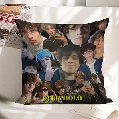 Sturniolo Triplets Iconic Linen Throw Pillow Cover