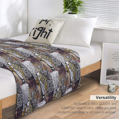 The Lonely Goddess Throw Blanket