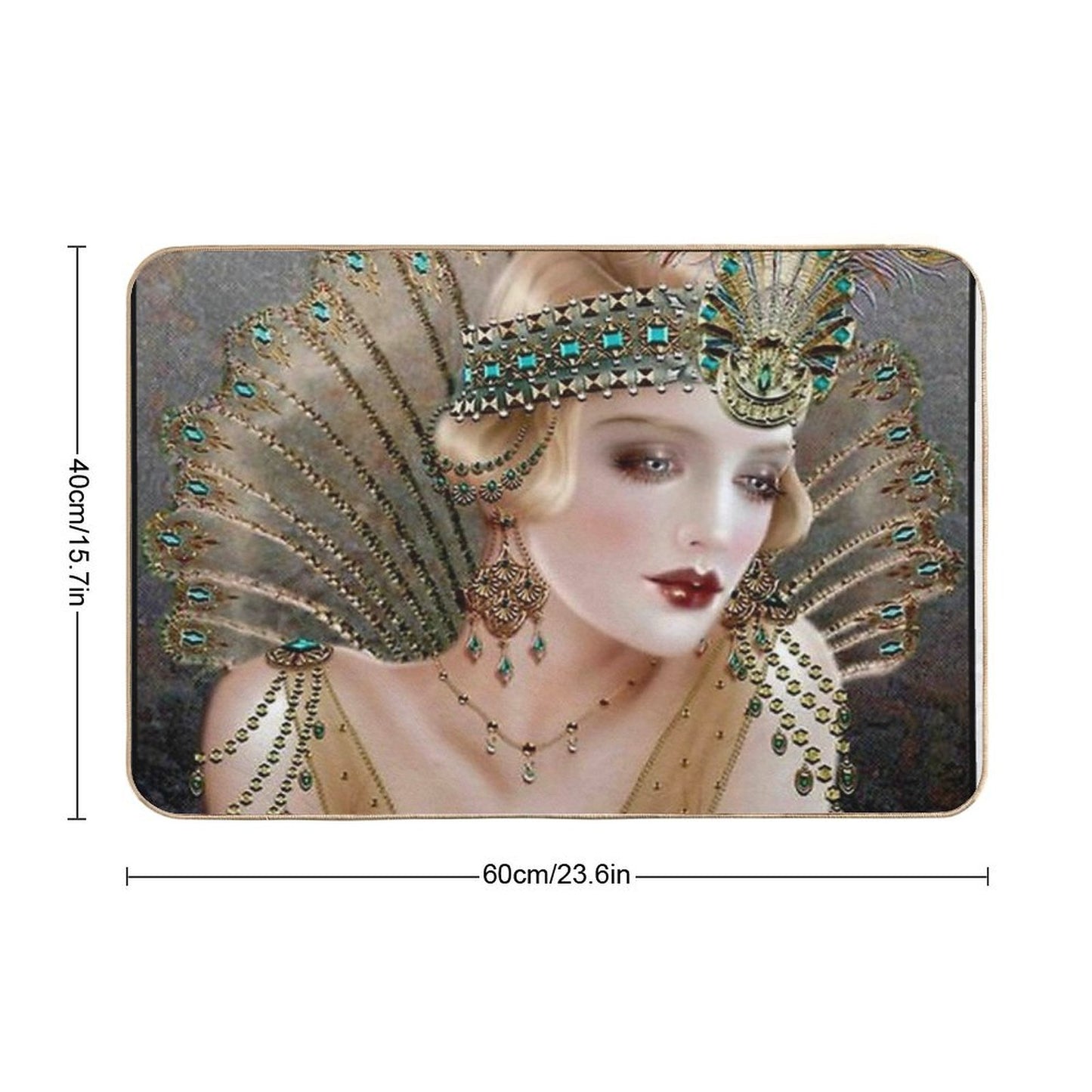 FLAPPER  Vintage 1929 Beautiful Fashion Magazine Advertising Print Bath Mat