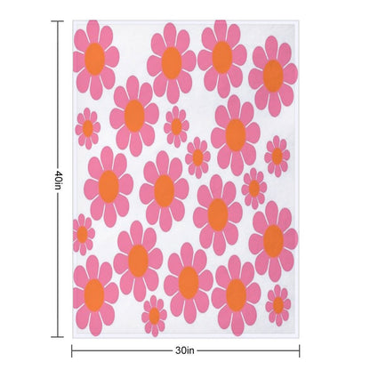 Koryn's Custom Flower Pattern 1 Throw Blanket
