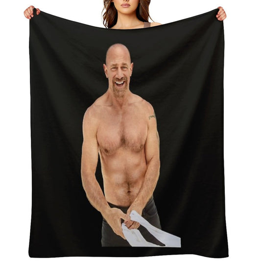 Chris Meloni Sexy Smile Throw Blanket