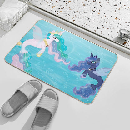 My Little Pony (Princess Celestia & Luna As Seaponies) Bath Mat