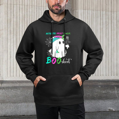 Metastatic Breast Cancer Is Boo Sheet Halloween Costume Machine Washable Hoodie