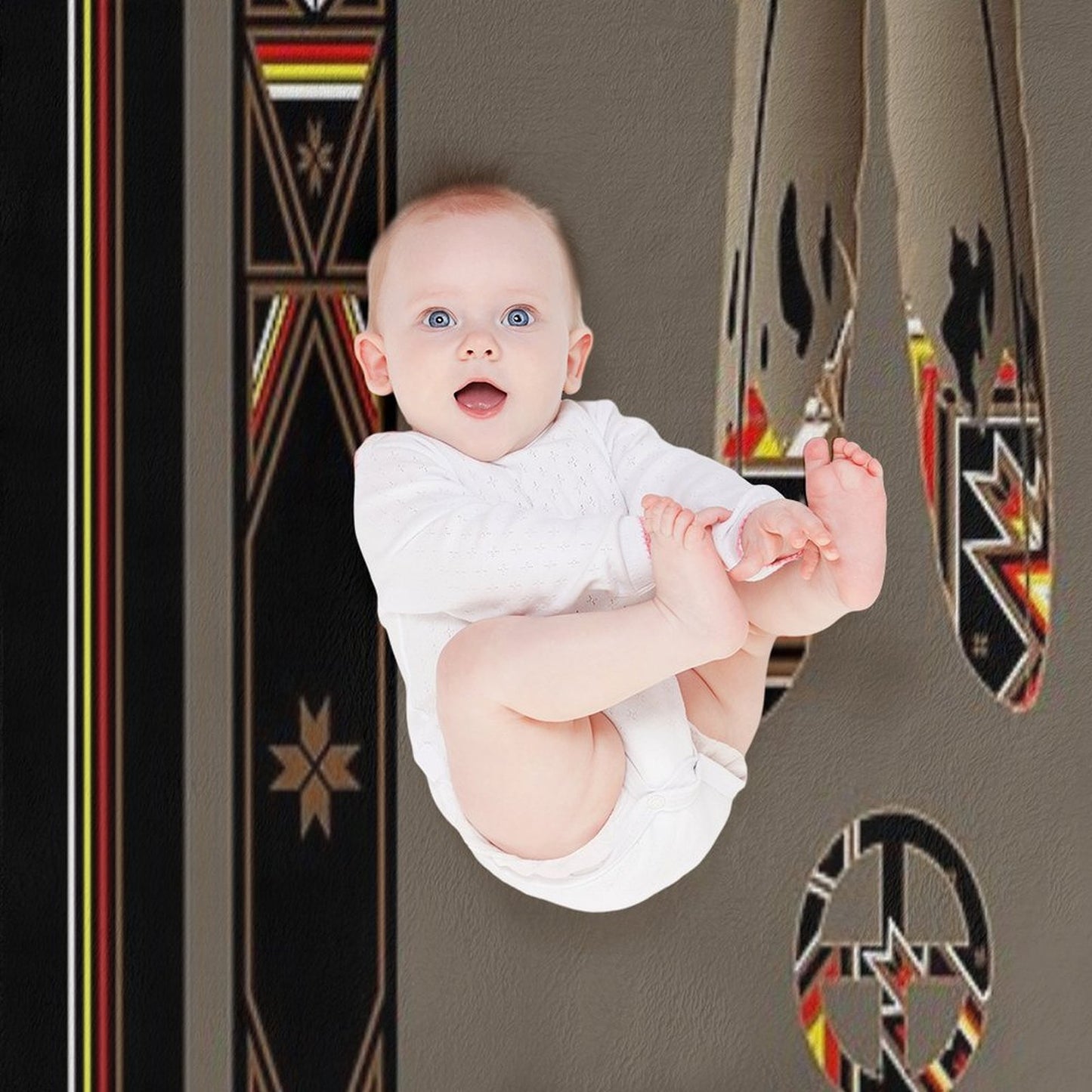 Lakota Design Throw Blanket