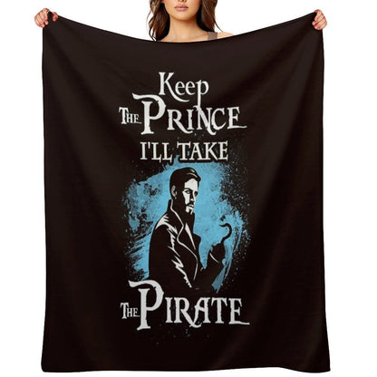 Keep The Prince, I'll Take The Pirate Throw Blanket