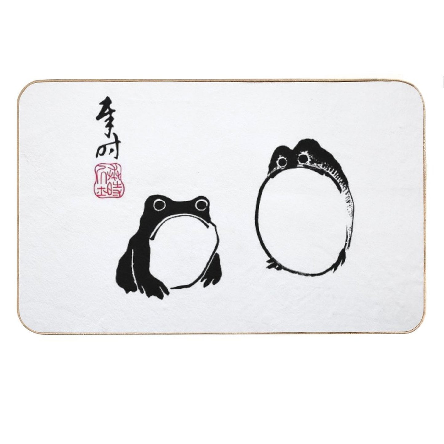 Matsumoto Hoji Frogs Bath Mat