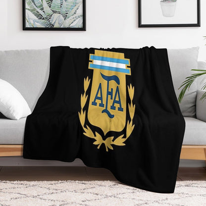 Argentina Afa 3 Stars Logo Throw Blanket