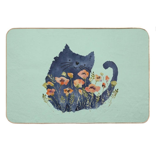 Polliwog And Poppies Bath Mat