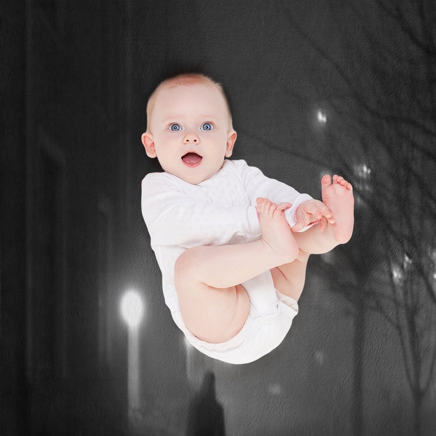 Fog Noir Spy Throw Blanket