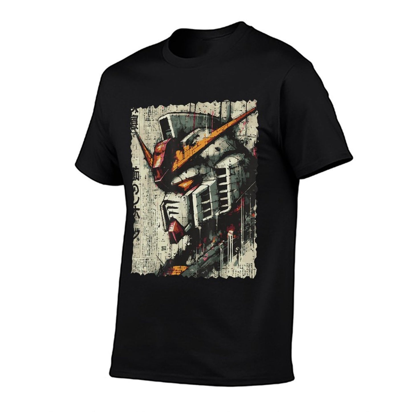 Japanese Mecha Robot Head Vintage Anime Art Men Boys Kids  Moisture-wicking T-Shirt